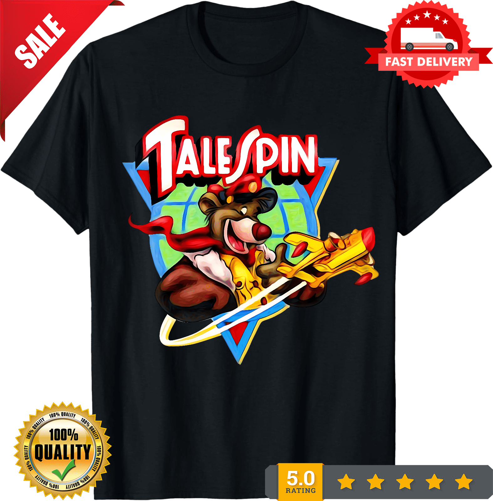 FACT THUMB グラフィックTシャツ L Tom Thumb Grocery Logo Men's T-Shirt American Size T-Shirt