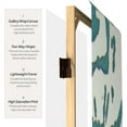 thumbnail image 4 of Oriental Furniture 6 ft. Tall Teal Vineyard Canvas Room Divider - 3 Panel, 4 of 5