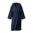 thumbnail image 4 of Robes for Women Fleece Robes Hooded Cozy Soft Warm Plush Women Robe Plush Long Bathrobe, 4 of 8