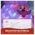 thumbnail image 5 of 6' Inflatable Santa Claus Christmas Decoration with Light - Outdoor Yard Holiday Decor, Garden Party, Rotating Magic Ball, Red, 5 of 9