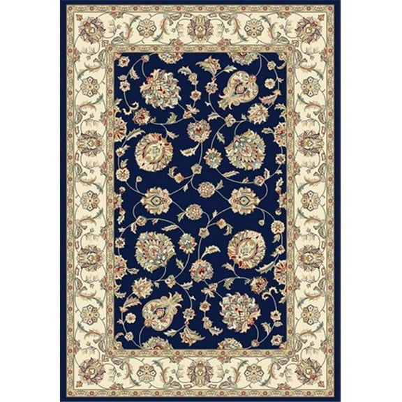 Ancient Garden 9 ft. 2 in. x 12 ft. 10 in. 57365-3464 Rug - Blue/Ivory