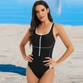thumbnail image 2 of Women Swim Dress Swimsuits Slimming Mesh Sheer Sarong Wraps Bathing Suit, 2 of 3