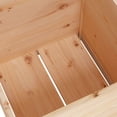 thumbnail image 5 of vidaXL Garden Planters 2 pcs Black 23.6"x23.6"x23.6" Solid Wood Pine, 5 of 8