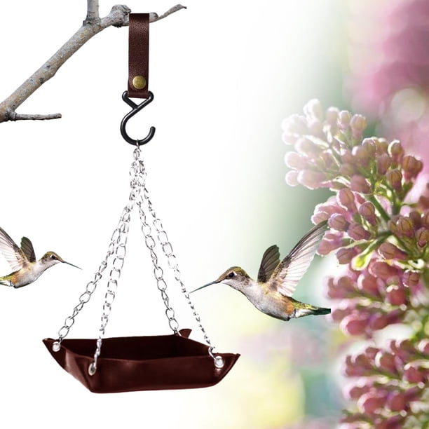 Comedero para colibríes, alimentación de pájaros, fácil recarga, a prueba de fugas, decoración fácil de limpiar, estaciones de alimentación, puertos Café