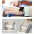 thumbnail image 6 of Compatible with iWatch Band 45mm 44mm 42mm 41mm 40mm 38mm, Genuine Leather Replacement Band Strap Compatible with Apple Watch SE Series 7 6 5 4 3 2 1, 6 of 10
