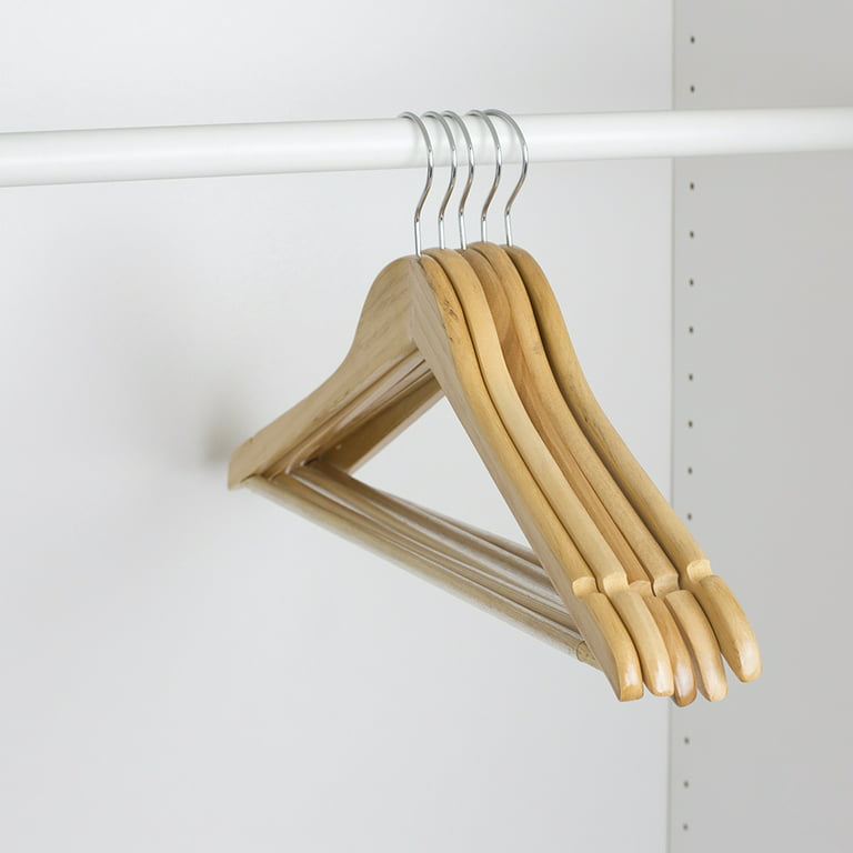 Home Basics Non-Slip Space-Saving Rubberized Plastic Hangers