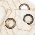 thumbnail image 4 of jinchan Yellow Boho Window Curtains 84 Inch Length 2 Panels Set Linen Textured Light Filtering Curtains Honeycomb Embroidered Des, 4 of 7