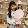 thumbnail image 4 of 1PC 28/45/75cm Colorful Narwhal Plush Toy Stuffed Lovely Doll Soft Rainbow Whale Fish Marine Animal Toys for Children Girl Gift, 4 of 6