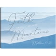 thumbnail image 1 of Cuadro Decorativo - La fe puede mover montañas Jr Impresión en canvas, estrechado., 1 of 2