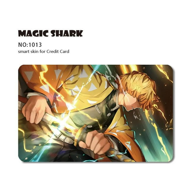 Cute Anime Dragon Ball Game Cartoon Dog PVC No Fade Sticker Skin Film Case Cover for Big Small No Chip Credit Debit Card 1013 Big Chip