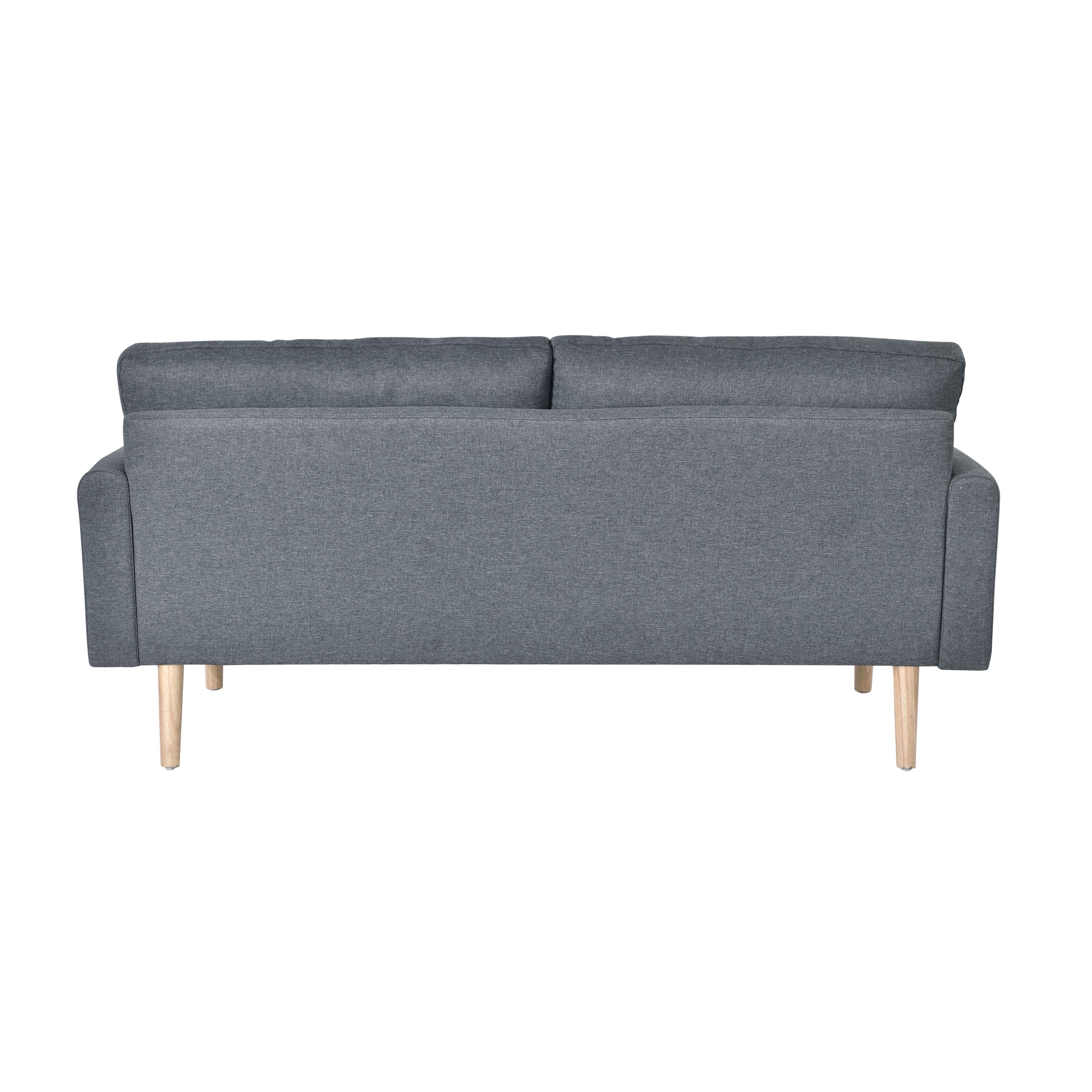 Serta Asher Modern Stationary Sofa, Grey Fabric