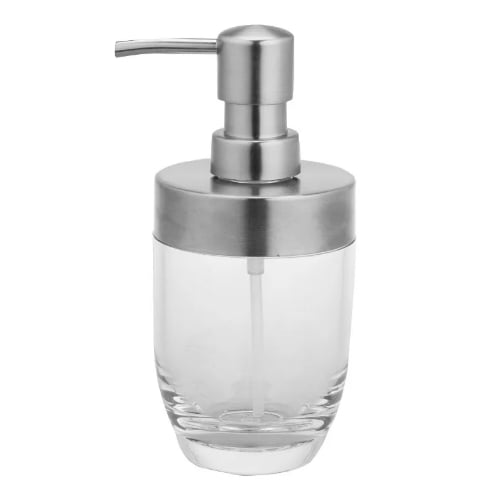 Dosificador de Jabón Líquido o Gel 250ml Zense Valencia Acrílico Transparente