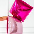thumbnail image 4 of Kit de globos de aluminio de pared FEYG, rosa intenso, 48 cm, para fiestas, 4 of 8