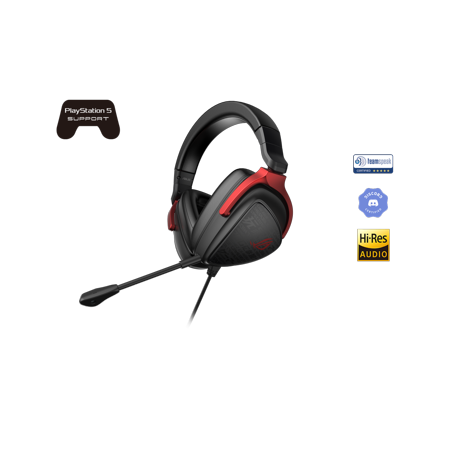 ASUS ROG Delta S Core Wired Gaming Headset (Lightweight 270g, 7.1 Surround Sound, 50mm Drivers, Discord Certified Mic, 3.5mm,For PC, Switch, PS4, PS5, XBOX, and Mobile Devices)- Black