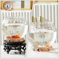 thumbnail image 4 of TrueNorth Aquarium de Table Globe Bol à Poisson Bol à Poisson Exquis Récipient d'Alimentation en Poisson Transparent-Fcy, 4 of 4