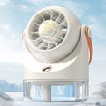 thumbnail image 5 of Ailezt Portable Air Mist Cold Fan Rechargeable Mist Fan Adjustable Speed Gear For Summer For Desk Home, 5 of 5