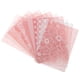thumbnail image 1 of Uxcell 12 Hojas de Papel Texturizado para Scrapbook, Papel de Scrapbooking Rosa con Hoja de Patrón Translúcido para Suministros de Diario de Scrapbook, Proyecto DIY de Tarjeta, 3.9x5.5 Pulgadas, 1 of 6