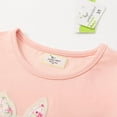 thumbnail image 4 of Godderr Kid Girl Ruffle T- Shirt Cotton Sweatshirt Embroidered Soft Comfortable Toddler Spring Tops, 4 of 5