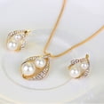thumbnail image 4 of Conjunto de joyas de imitación jinwen para boda nupcial, 4 of 8