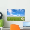 thumbnail image 1 of Bright Beautiful Daisy and Wall Mural by Wallmonkeys Peel and Stick Graphic (18 in W x 12 in H) WM159036, 1 of 4