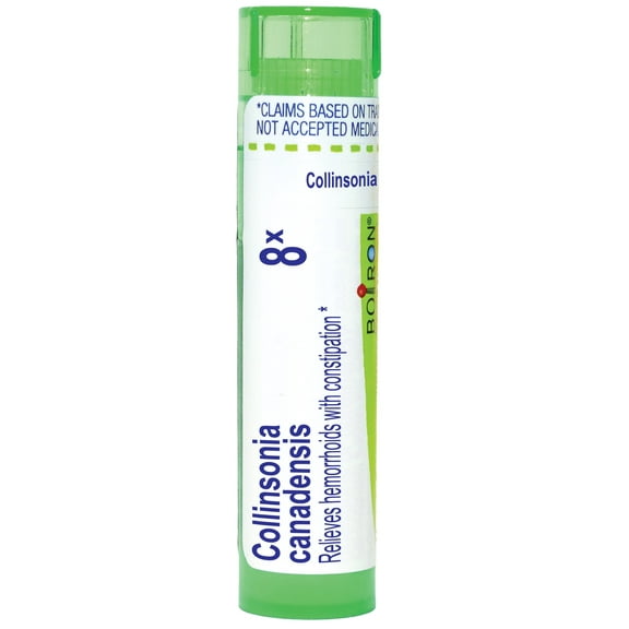 Boiron Collinsonia Canadensis 8X, Homeopathic Medicine for Hemorrhoids With Constipation, 80 Pellets