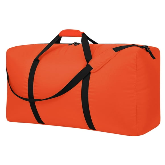 iFARADAY Extra Large Duffel Bag 105L Lightweight Luggage for Travel-Orange
