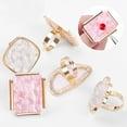 thumbnail image 2 of Women Mini Imitation Shell Finger Nail Art Ring Palette Manicure Makeup Tool, 2 of 8