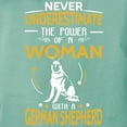 thumbnail image 3 of CafePress - Never Underestimate Woman With A German Sh T Shirt - Womens Comfort Colors® Shirt, 3 of 4