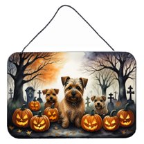 Carolines Treasures DAC2048DS812 12 x 8 in. Norfolk Terrier Spooky Halloween Wall or Door Hanging Prints