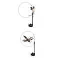 thumbnail image 1 of 2x juguete de plumas para , interactivo, varita teaser para , ejercicio interior para animales, 1 of 5