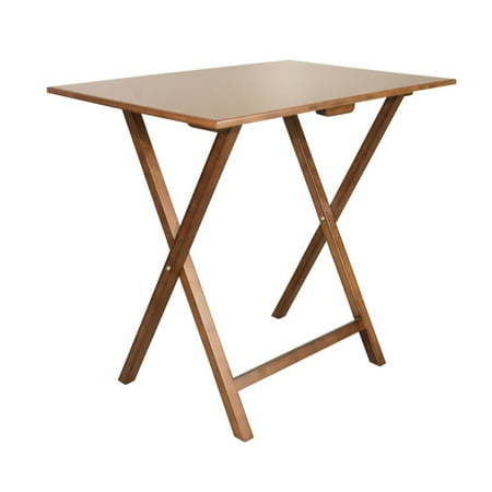 UPC: 0819827022412 | Eccostyle Solid Bamboo Folding Desk – Caramel