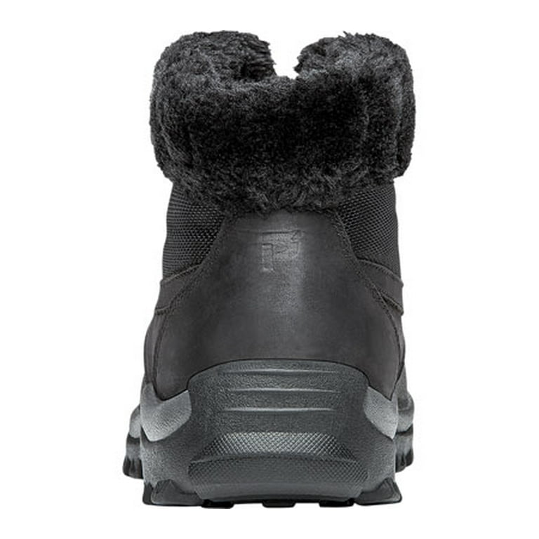 Women s Propet Blizzard Ankle Zip II Boot Black Leather Nylon 6 D Walmart