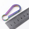 thumbnail image 3 of Porte-chaîne Boucle Mousqueton Titane - 59mm Coloré, 3 of 9
