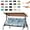 Blue coral, variant on Outdoor Porch Swing Cushions, 4" thick patio swing cushions 3 Seater for outdoor furniture, Waterproof Bench Replacement Cushion with Ties(palm-63×40in)
