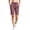 Pink, variant on CQONEPT Women's Bermuda Sweat Shorts High Waisted Knee Length Shorts with 3 Pockets Drawstring Casual Athletic Shorts Black L