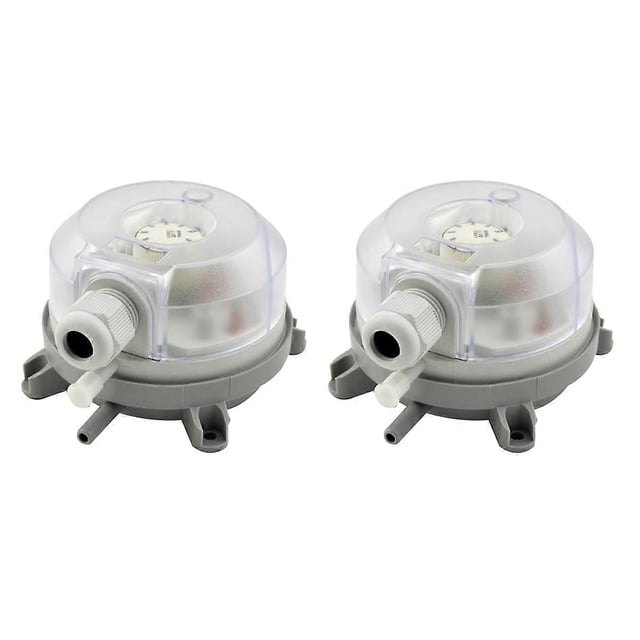 Interruptor de presión diferencial de aire 2X ajustable de 50 a 500 Pa - Interruptor de presión de aire