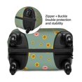 thumbnail image 2 of Rateoe Pig Face With Sunflower Printed Luggage Cover, Suitcase Protector Fits 18-32 Inch Luggage-Medium, 2 of 7