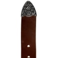 thumbnail image 4 of Western Style Mahogany Leather Belt 1.5" (38mm) wide (46), 4 of 7