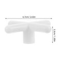 thumbnail image 2 of DEEPCRAFF 10pcs Pool Bridge Head Replacement Cross Cue Bridge for Stable Platform Plastic, 2 of 7
