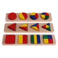 thumbnail image 3 of Ejercicio de combinación de cuerpos geométricos, juguetes educativos para el desarrollo del cerebro niños BLESIY Juguetes sensoriales Montessori, 3 of 8