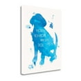 thumbnail image 2 of Tangletown Fine Art 'Dog Love' Graphic Art Print on Wrapped Canvas, 2 of 2