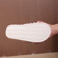 thumbnail image 4 of Slippers for Women Memory Foam House Womens Slipper Slides Home Bedroom Bathroom Spa Open Toe Corduroy Cute Bow Slippers Cozy Comfortable Pink, 4 of 9