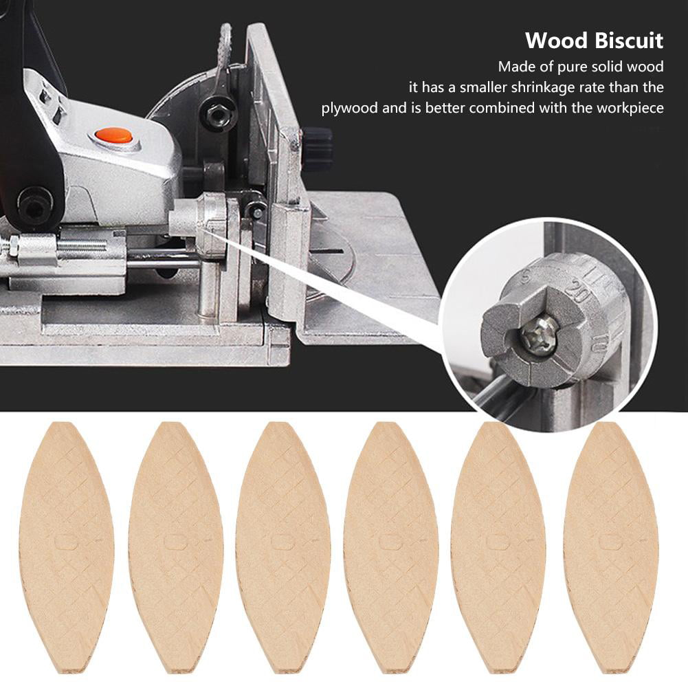 300pcs Wood Biscuits, Beech Wooden Board Stitching Biscuit Tenons, Wood Joining Biscuits Wood Board Docking Tool for Crafting Woodworking, 0#10#20#