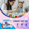 thumbnail image 7 of Playkidiz Fidget Pack Pop It Simple Dimple Pack Sensory Kit, 22 Piece Fidget Set Pop in a Box Stress Relief Pack, Ages 3+., 7 of 7