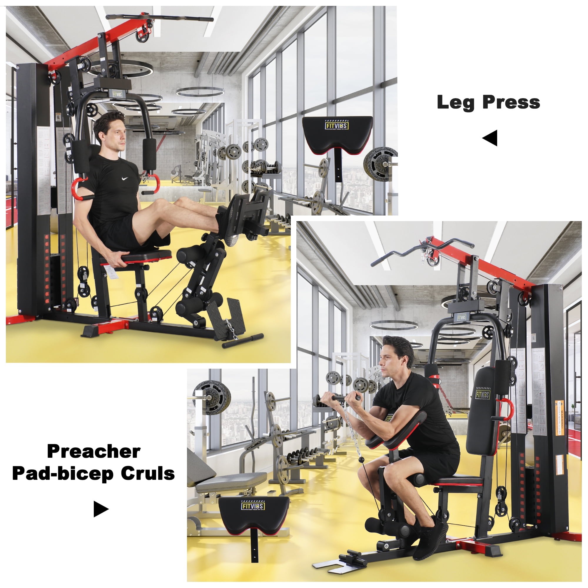 Fitvids LX760 Multifunctional Full Home Gym System Workout Station