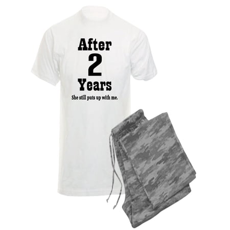 CafePress – 2Nd Anniversary Funny Quote – Men s Light Pajamas