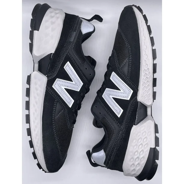New Balance 574 Sport Black Grey MS574ACL Size 8.5 D NWOB Fresh Foam Lifestyle