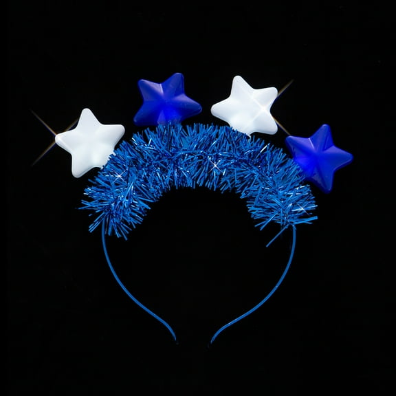 Light up Hanukkah Headband Glowing Star Headband Chanukah Head Boppers Glow In The Dark Hanukkah Decoration for Hanukkah