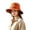 Orange, variant on Quick Dry Safari Sun Hat Breathable Bucket Hat With Adjustable Chin Strap Uv Protection Travel Hat For Fishing Hiking Beach(Army Green-58Cm)