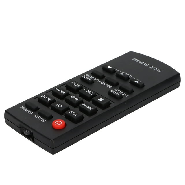 Sound System Remote, Easy To Use Remote Control Battery Powered Wear Resistant Replacement for SC-HC17EB-K for SC-HC28P